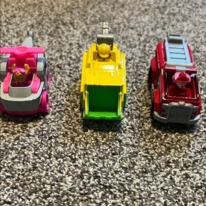 Paw Patrol Adventure Mini Vehicle Trio Set featuring Skye, Rubble & Marshall